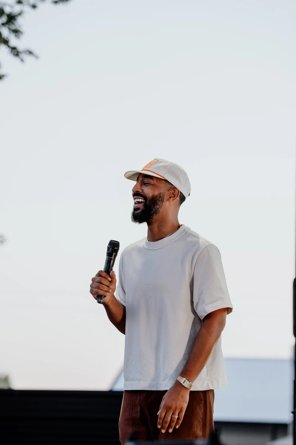 Tone Bell performing